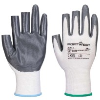 12 Pièces - Gants de Travail Enduits de Nitrile Anti-coupure Anti-abrasion Extensibles Portwest A311