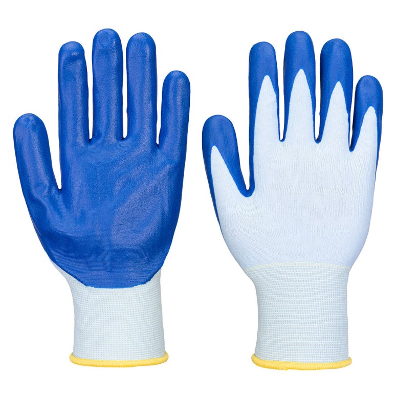 Gants de Travail Enduits de Nitrile Anticoupure...