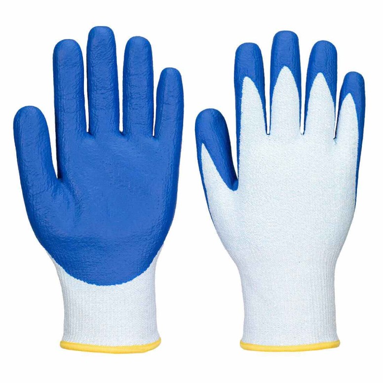 Gants de Travail Enduits de Nitrile Anticoupure...