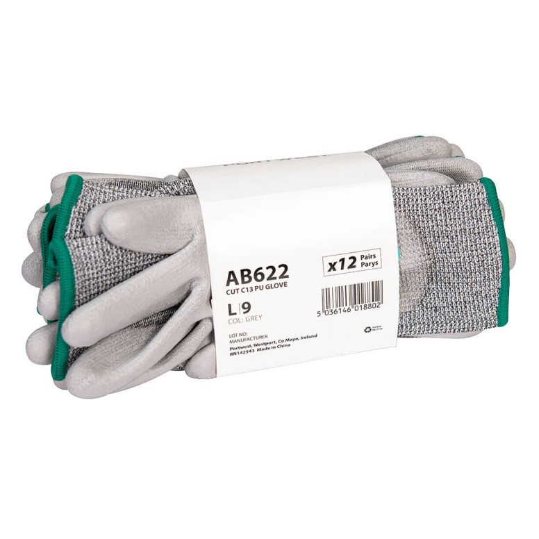 12 Pièces - Gants de Travail Anticoupure...
