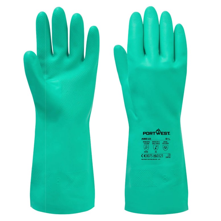Gants de Travail Enduits Nitrile Anticoupure...