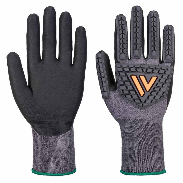 Gants de Travail Enduits Nitrile Anticoupure...