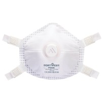 5 Pièces - Masque de Travail FFP3 Réutilisable avec Valve Portwest Ultimate P306