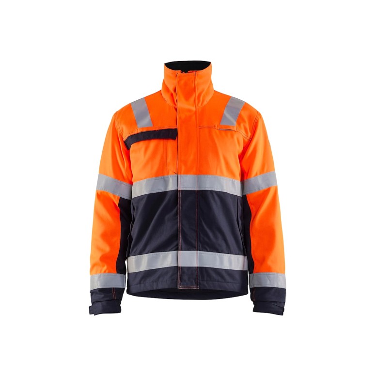 Veste de travail multipoches ignifuge haute...