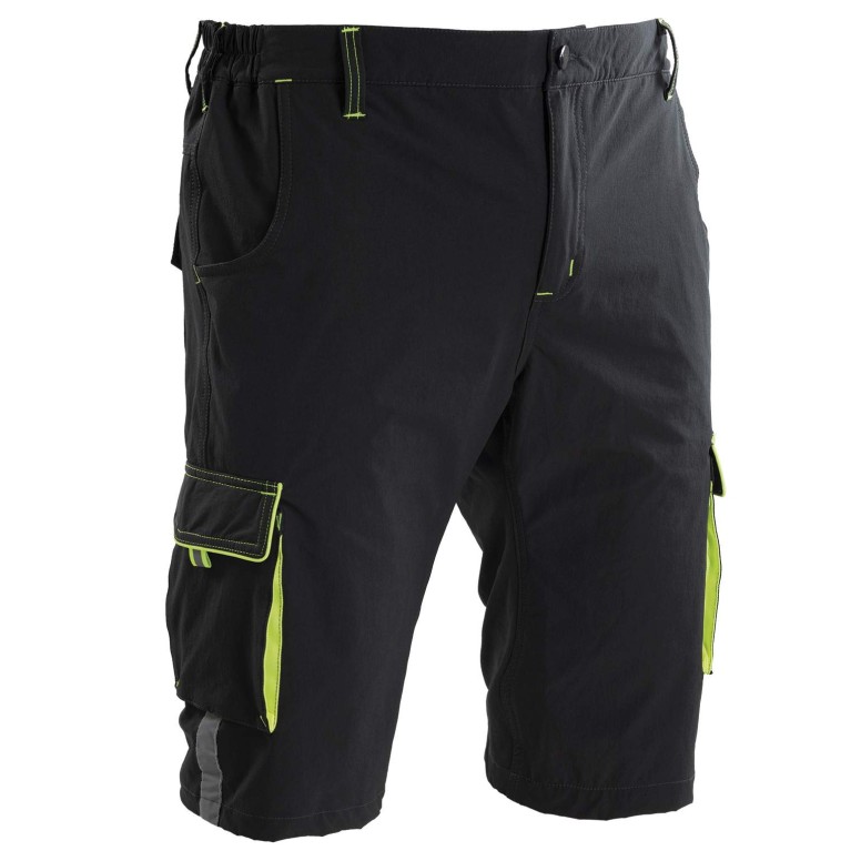 Bermuda de Travail Stretch Multipoches P&P...