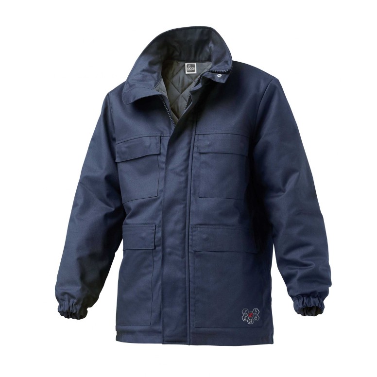 Parka de Travail Multipoches Imperméable...
