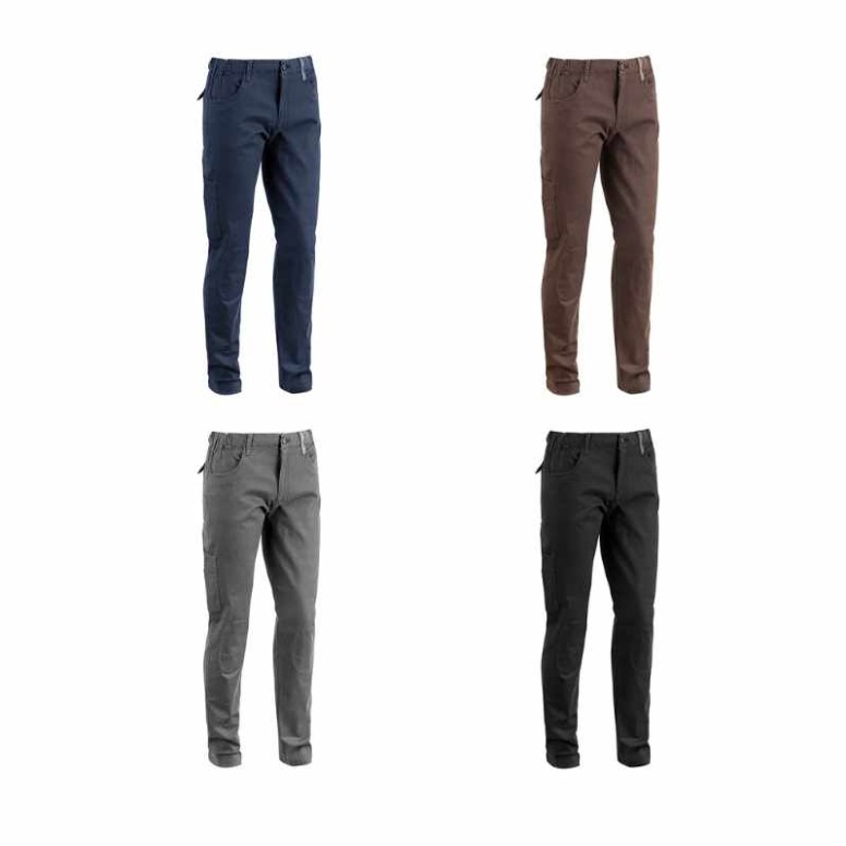 Pantalon de Travail Multifonctions Stretch...