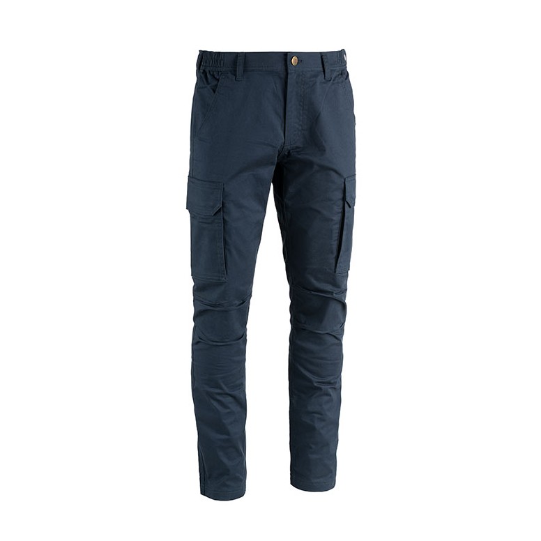 Pantalon de Travail Multipoches Stretch...