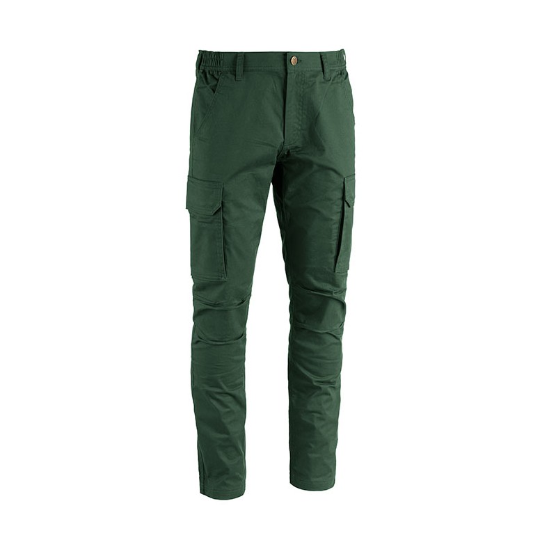 Pantalon de Travail Multipoches Stretch...