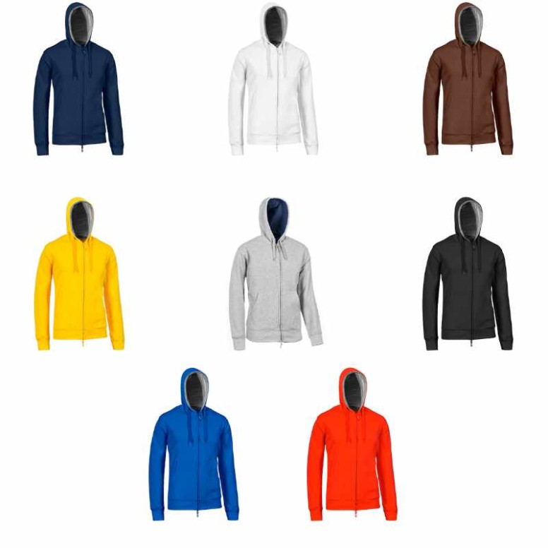 Sweat de Travail à Capuche et Zip Intégral...