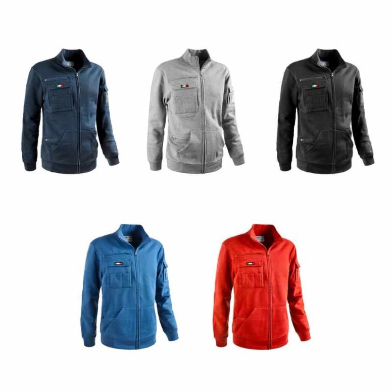 Sweat de Travail Multi-poches à Zip Intégral...