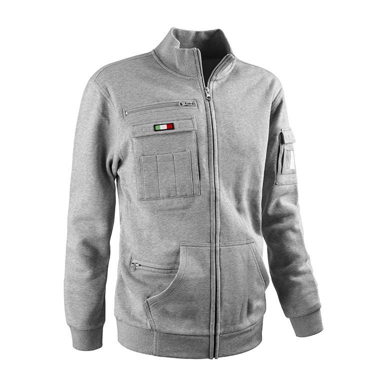 Sweat de Travail Multi-poches à Zip Intégral...