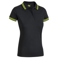 Polo de Travail Femme Stretch Sottozero Sissi Black Line E0489