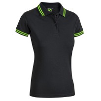 Polo de Travail Femme Stretch Sottozero Sissi Black Line E0489