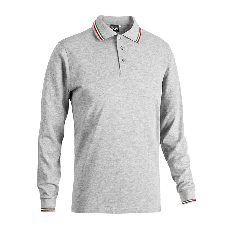 Polo de Travail Manches Longues 100% Coton...
