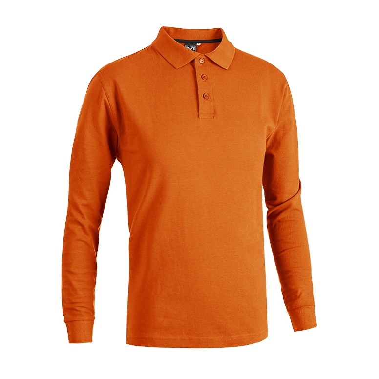 Polo de Travail Manches Longues 100% Coton...