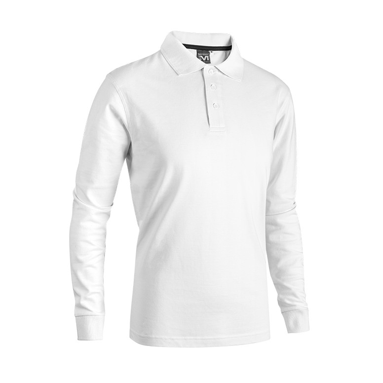 Polo de Travail Manches Longues 100% Coton...