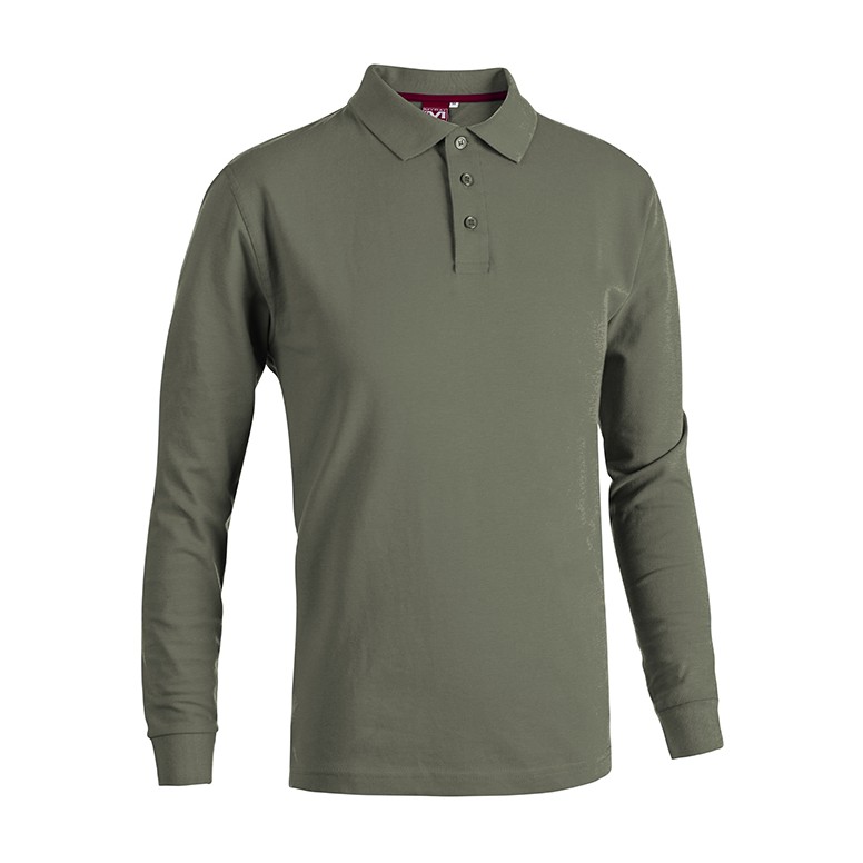 Polo de Travail Manches Longues 100% Coton...
