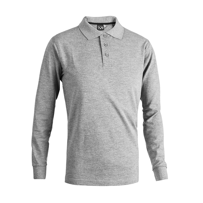 Polo de Travail Manches Longues 100% Coton...
