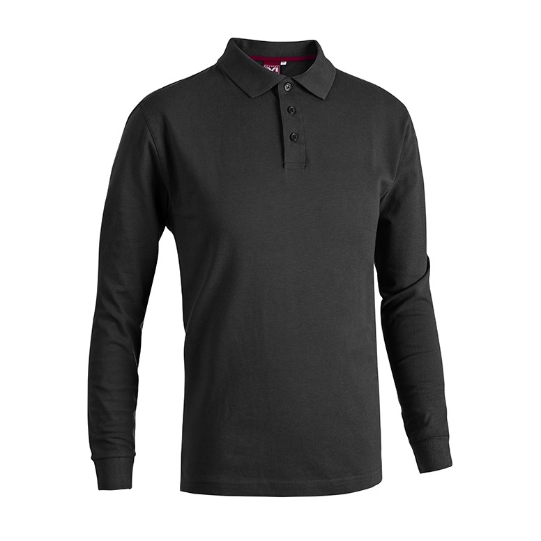 Polo de Travail Manches Longues 100% Coton...