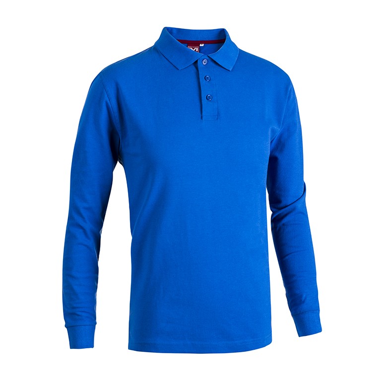 Polo de Travail Manches Longues 100% Coton...