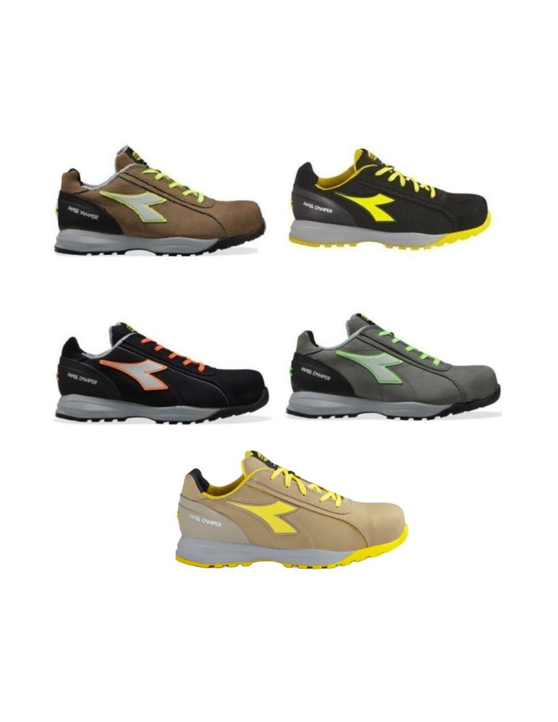 Diadora Jalapeno – Chaussures VTT Homme – EUR 47 Gris – Neuves – 2 Trous