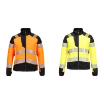 Blouson de Travail Haute Visibilité Multipoches Imperméable Stretch pour Femme Portwest T171