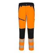 Pantalon de Travail Haute Visibilité Multipoches Imperméable Stretch Portwest T140