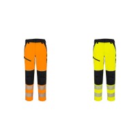 Pantalon de Travail Haute Visibilité Multipoches...