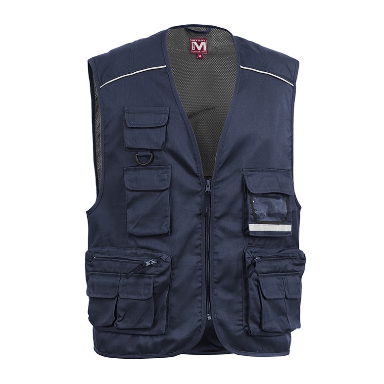Gilet de Travail Multipoches Metalfree...