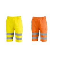 Bermuda de Travail Haute Visibilité Multipoches Sottozero Shorts H.V. 1570