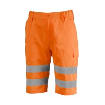 Bermuda de Travail Haute Visibilité Multipoches Sottozero Shorts H.V. 1570