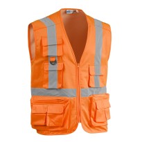 Gilet de Travail Haute Visibilité Multipoches Sottozero Star 7045