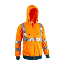 Sweat à Capuche Haute Visibilité Zip Entière Sottozero Flash 7680