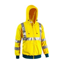 Sweat à Capuche Haute Visibilité Zip Entière Sottozero Flash 7680