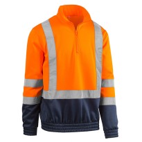 Sweat à Capuche Haute Visibilité Demi-Zip Sottozero Smash 7880