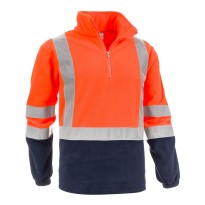 Sweat Polaire Haute Visibilité Demi-Zip Sottozero Brennero 2320