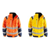 Blouson de Travail Haute Visibilité Multipoches Imperméable Sottozero Spotlight 2355