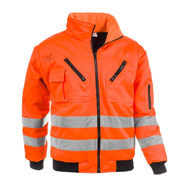 Blouson de Travail Haute Visibilité Multipoches...