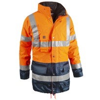 Parka de Travail Haute Visibilité Multipoches Imperméable... 2