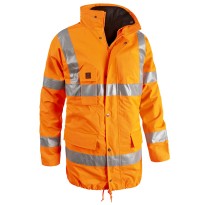 Parka de Travail Haute Visibilité Multipoches Imperméable Sottozero Parka 2300