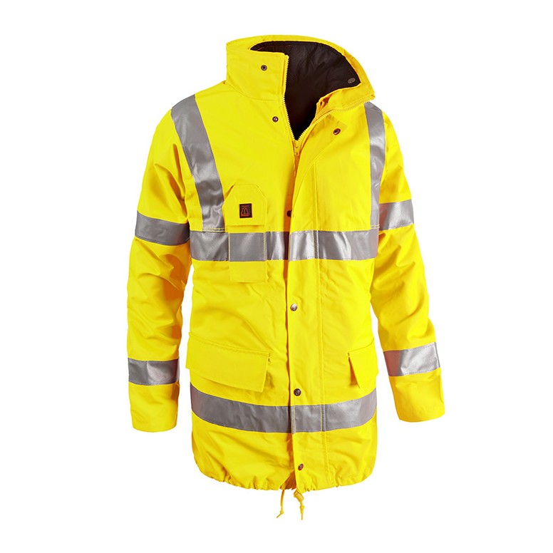 Parka de Travail Haute Visibilité Multipoches...