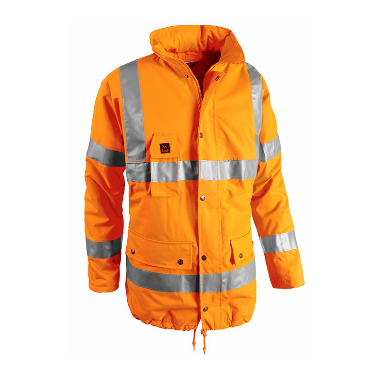 Parka de Travail Haute Visibilité Multipoches...