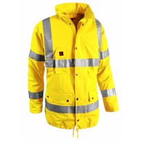 Parka de Travail Haute Visibilité Multipoches Imperméable Sottozero Stop 2299