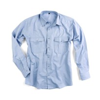 Chemise de Travail à Manches Longues 100 % Coton...