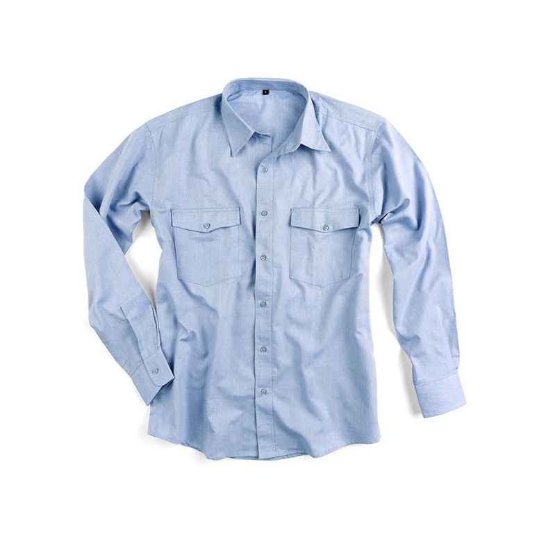 Chemise de Travail à Manches Longues 100 %...
