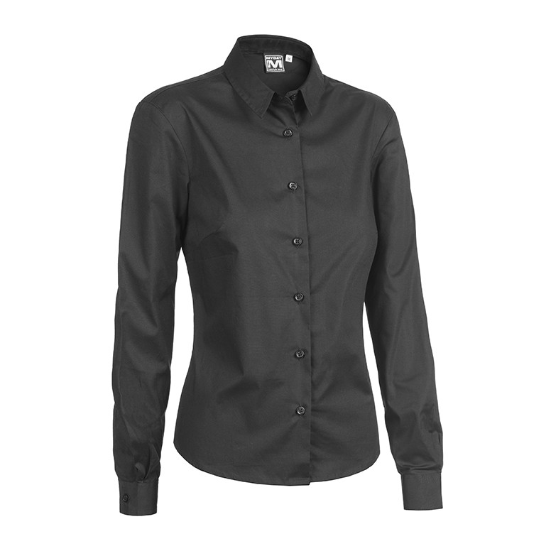 Chemise de Travail Femme à Manches Longues...