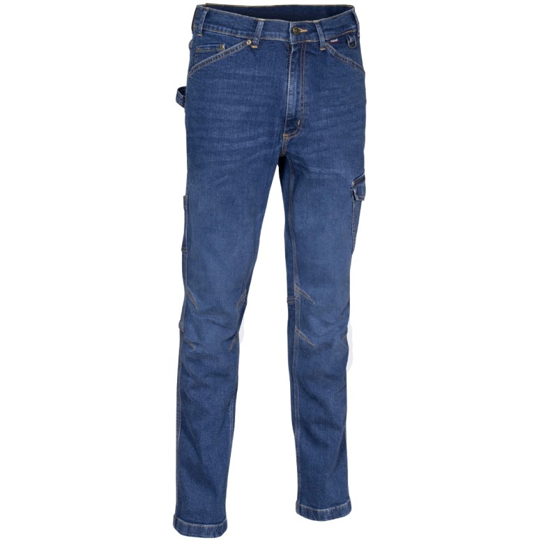 Pantalons de travail multipoches stretch Cofra...