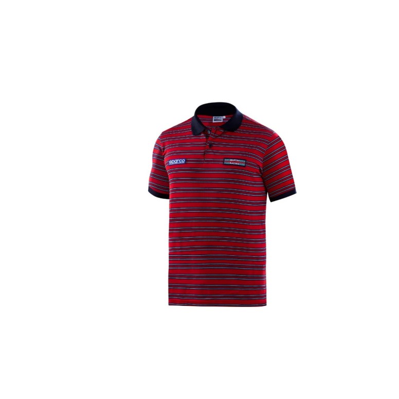 Sparco Replica Polo rayé Martini Racing 01396
