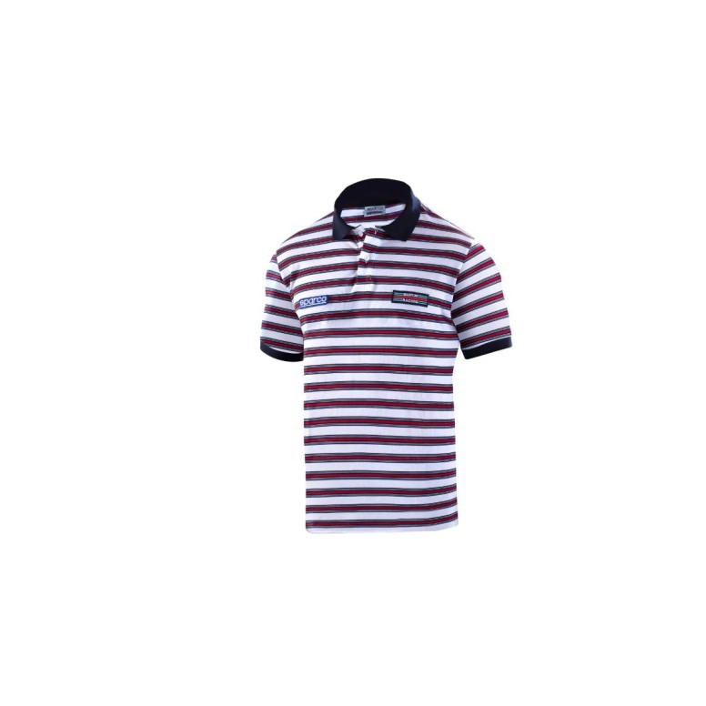 Sparco Replica Polo rayé Martini Racing 01396